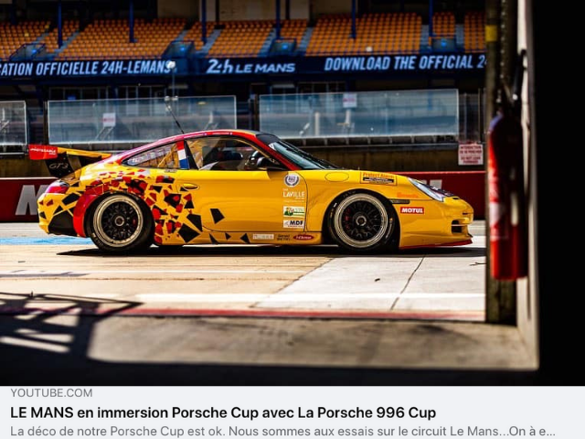 LE MANS en immersion Porsche Cup avec La Porsche 996 Cup