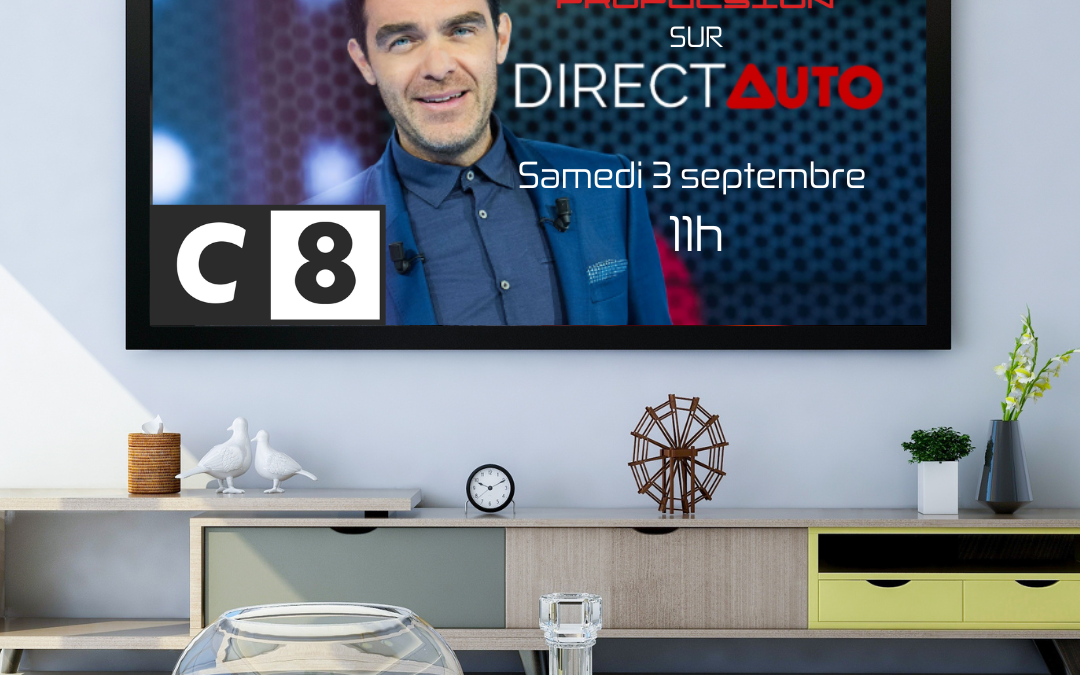 Samedi 3 septembre MCG Propulsion sur la chaîne C8 dans Direct Auto